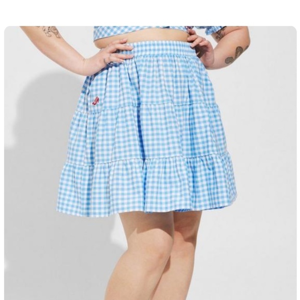 Torrid NWT Warner Bros Wizard Of Oz Poplin Top and Skirt Set Halloween Costume - Picture 8 of 11